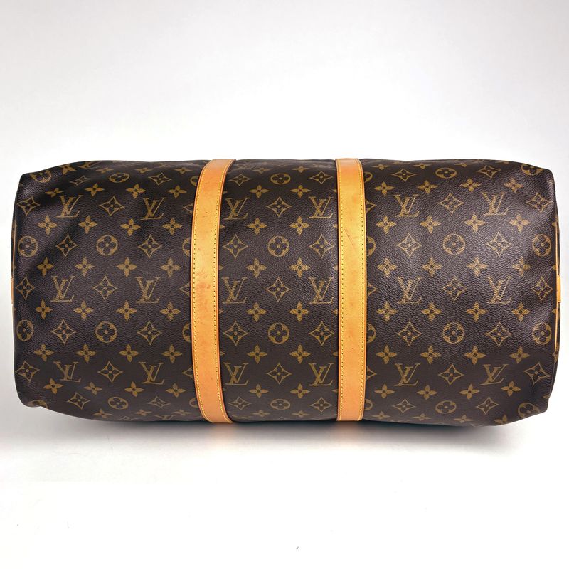 Louis Vuitton Keepall Bandouliere 50 2-Way Shoulder Bag Monogram Brown