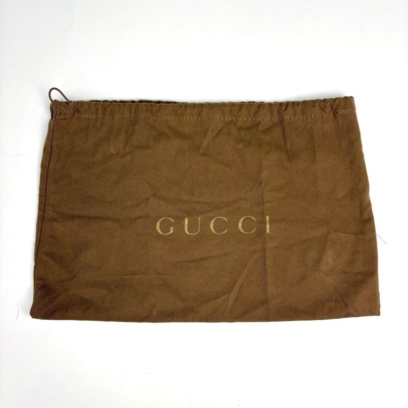 Gucci Guccissima Shoulder Bag Guccissima Leather Dark Brown