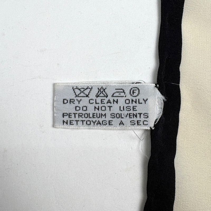 Hermes CC Logo Scarf Silk Blue Black Multicolor