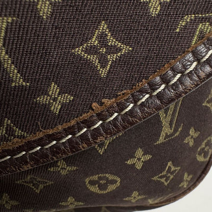 Louis Vuitton Saumur 30 Crossbody Shoulder Bag Monogram Mini Lin Ebene