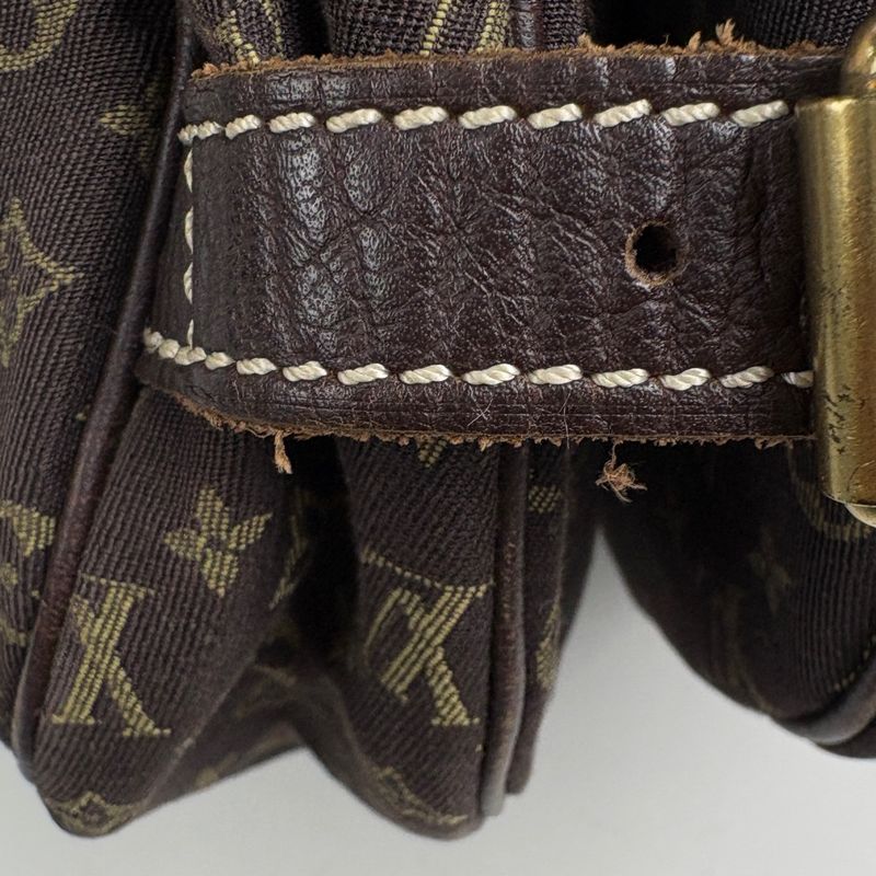 Louis Vuitton Saumur 30 Crossbody Shoulder Bag Monogram Mini Lin Ebene