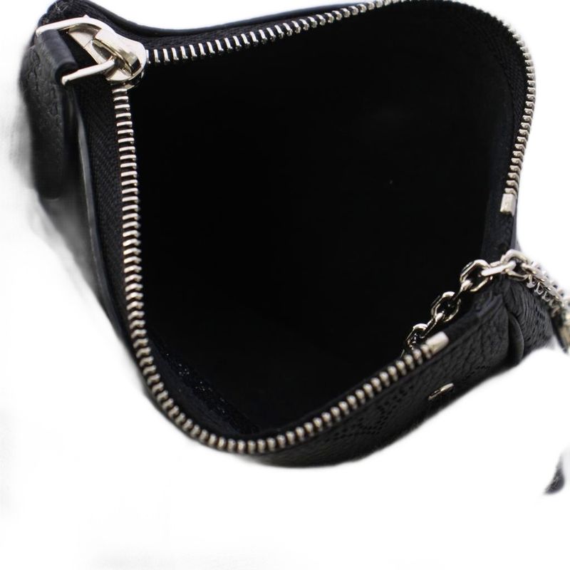 Louis Vuitton Pochette Cles Black Mahina Coin Case Noir KH