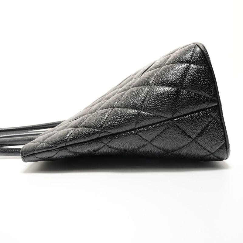 Chanel Tote Number 7 Medallion Caviar Leather