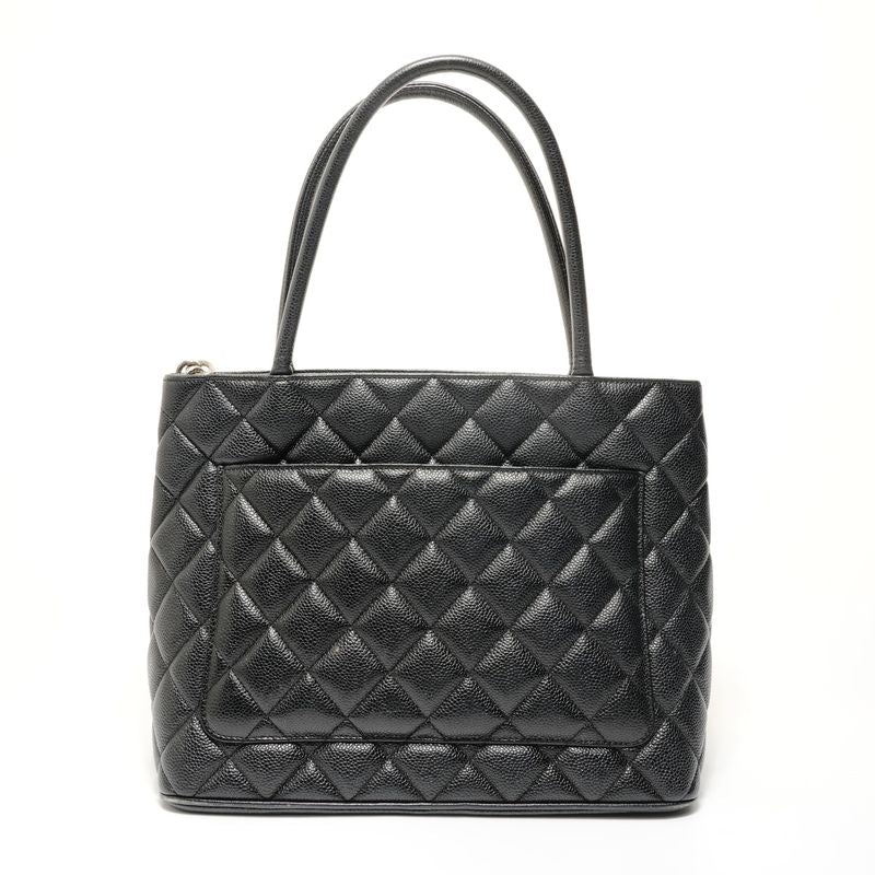 Chanel Tote Number 7 Medallion Caviar Leather