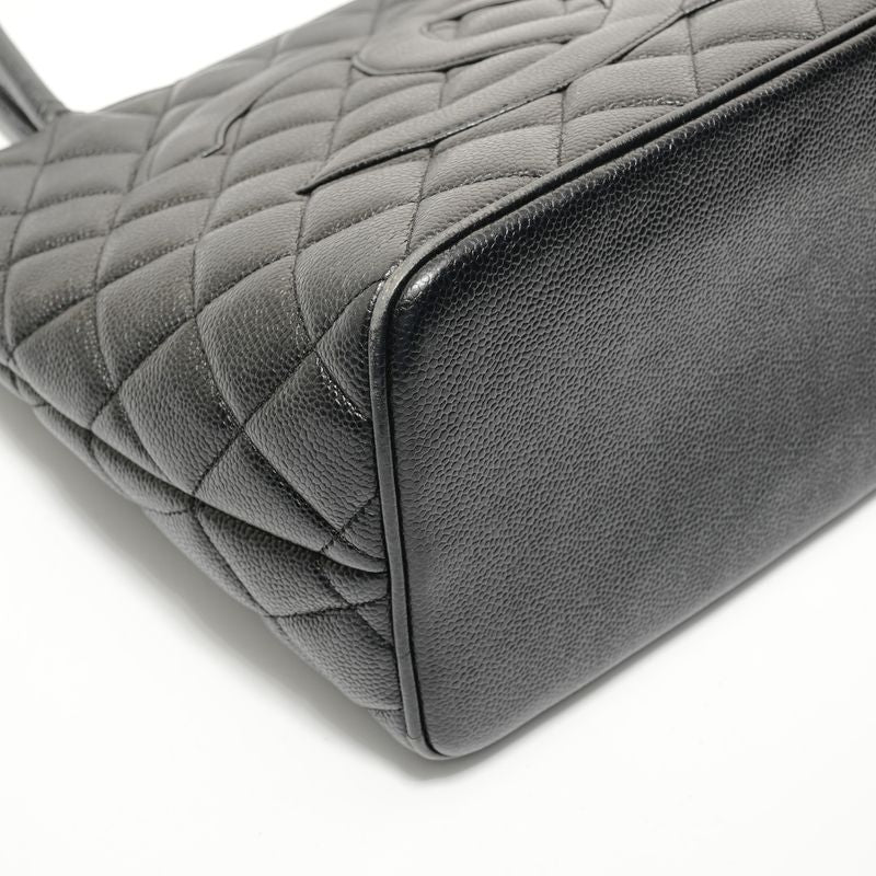 Chanel Tote Number 7 Medallion Caviar Leather