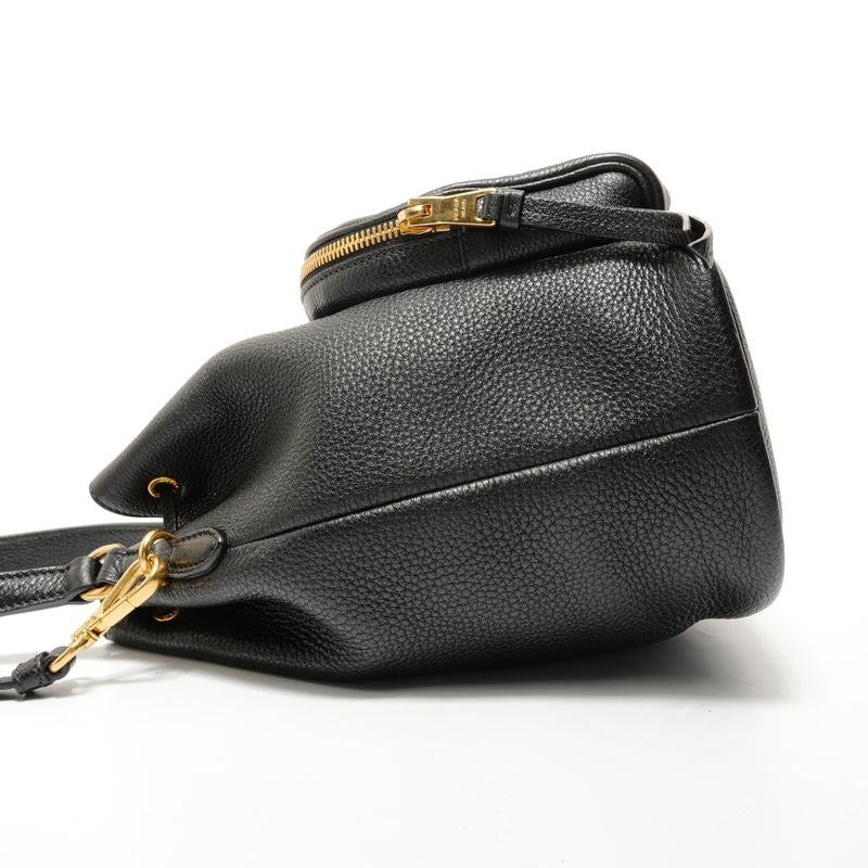 Prada Backpack 2-Way Leather Drawstring