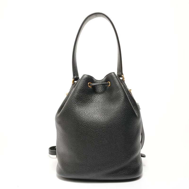 Prada Backpack 2-Way Leather Drawstring