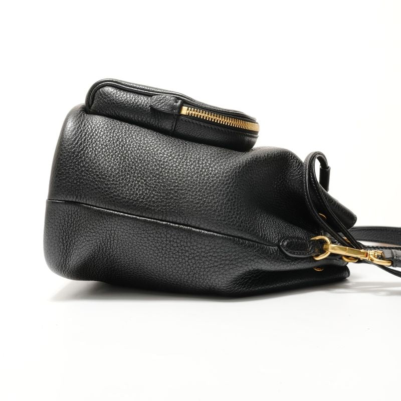 Prada Backpack 2-Way Leather Drawstring