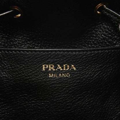 Prada Backpack 2-Way Leather Drawstring