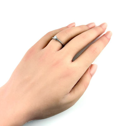 Tiffany & Co Solitaire Ring Platinum Diamond