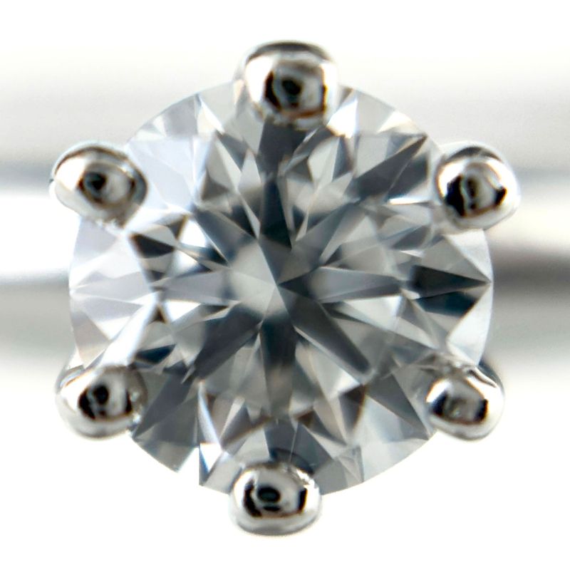 Tiffany & Co Solitaire Ring Platinum Diamond
