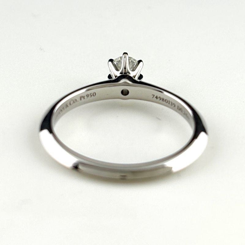 Tiffany & Co Solitaire Ring Platinum Diamond