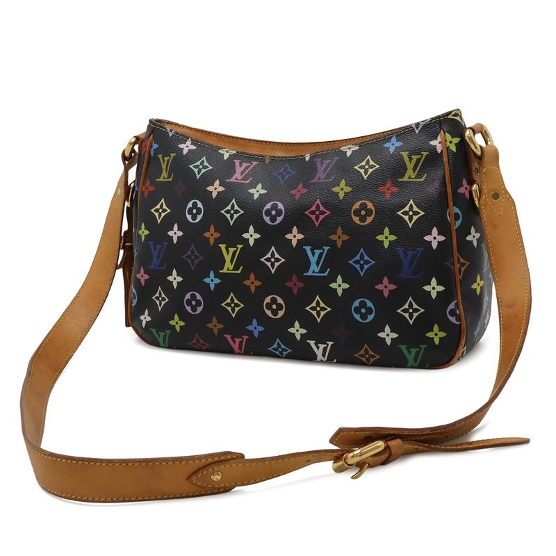Louis Vuitton Monogram Multicolor Lodge GM Shoulder Bag Crossbody Noir Black