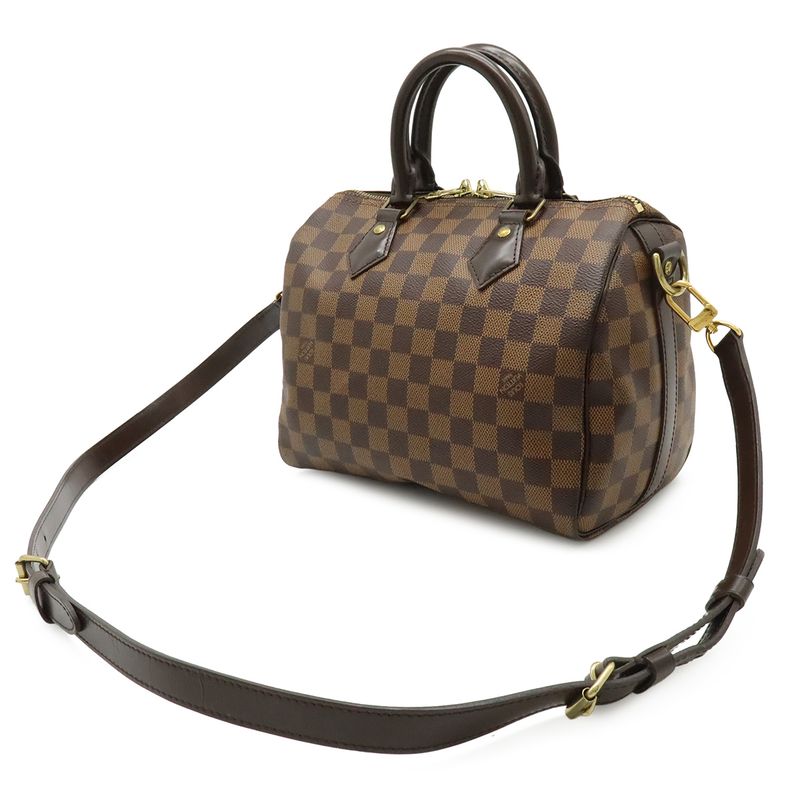 Louis Vuitton Damier Speedy Bandouliere 25 2-Way Shoulder Bag Crossbody