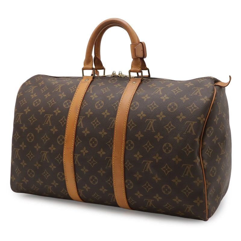 Louis Vuitton Monogram Keepall 45 Boston Bag Travel Purse
