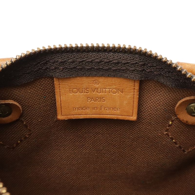 Louis Vuitton Monogram Mini Speedy Mini Bag Pouch Case 2-Way