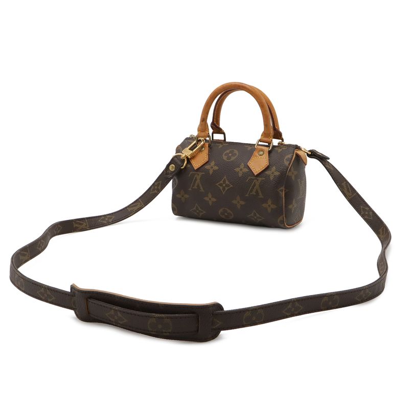 Louis Vuitton Monogram Mini Speedy Mini Bag Pouch Case 2-Way