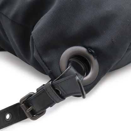 Bottega Veneta Intrecciato Backpack Nylon Leather Black