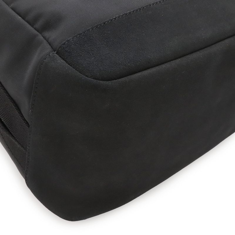 Moncler Gimont Backpack Nylon Canvas Black Silver