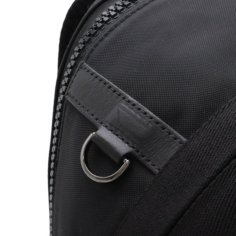Moncler Gimont Backpack Nylon Canvas Black Silver
