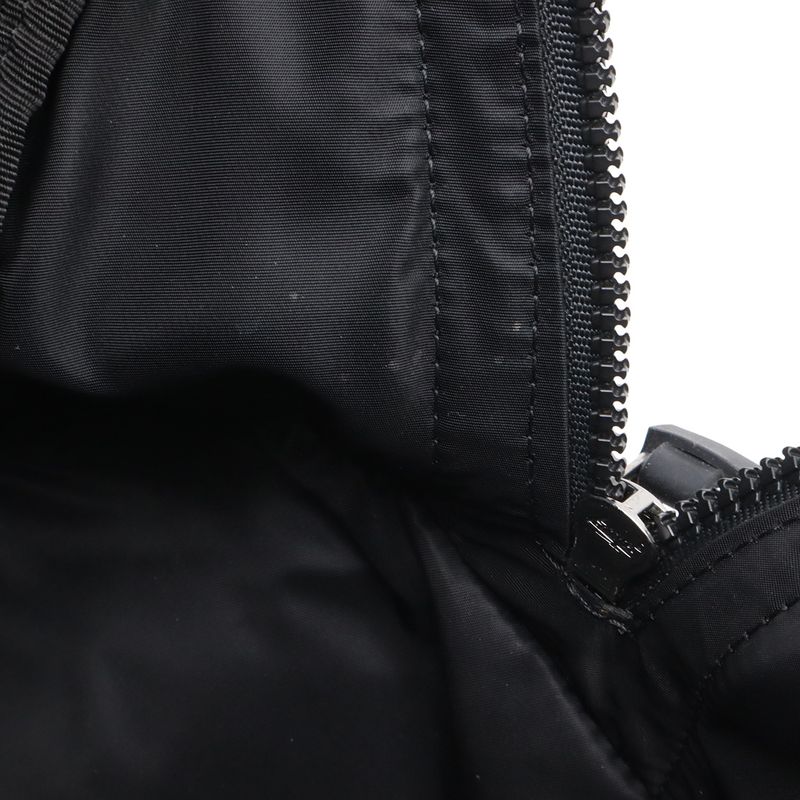 Moncler Gimont Backpack Nylon Canvas Black Silver