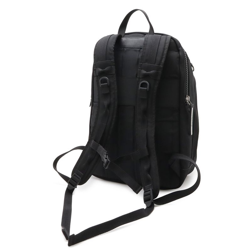 Moncler Gimont Backpack Nylon Canvas Black Silver