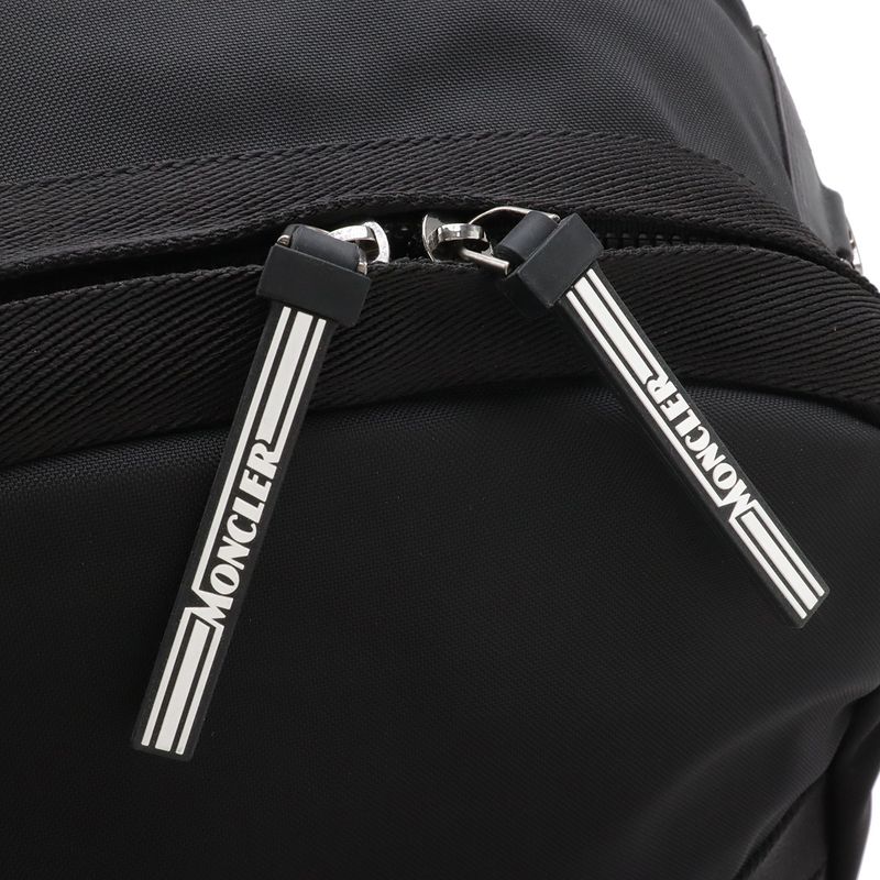 Moncler Gimont Backpack Nylon Canvas Black Silver