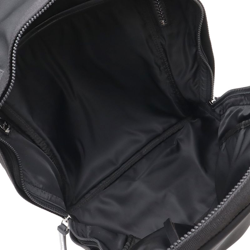 Moncler Gimont Backpack Nylon Canvas Black Silver