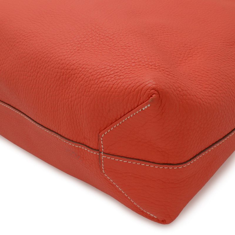 Hermes Double Sens 36 Tote Shoulder Bag Reversible Taurillon Clemence Bougainvil