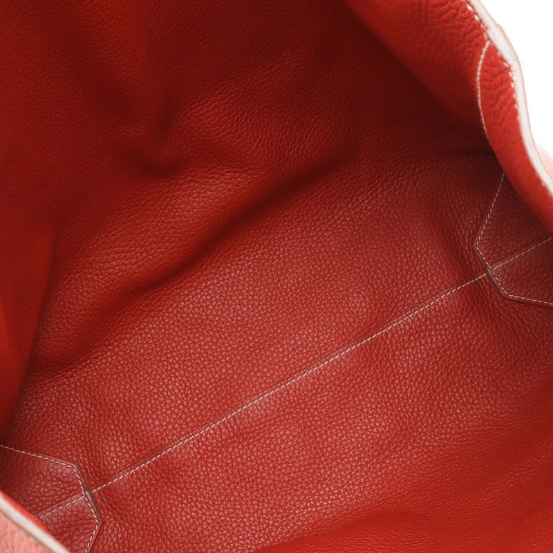 Hermes Double Sens 36 Tote Shoulder Bag Reversible Taurillon Clemence Bougainvil