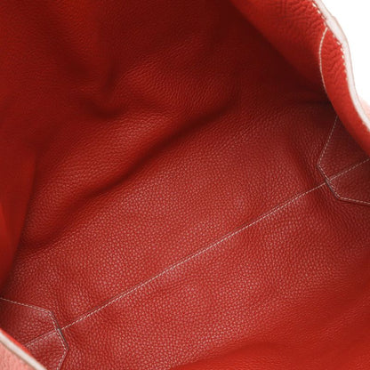 Hermes Double Sens 36 Tote Shoulder Bag Reversible Taurillon Clemence Bougainvil