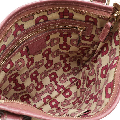 Gucci GG Canvas Sherry Line Shoulder Bag Crossbody Butterfly Charm Leather