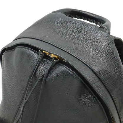 Balenciaga City Backpack Leather Black Gold Mirror