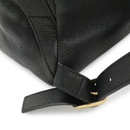 Balenciaga City Backpack Leather Black Gold Mirror