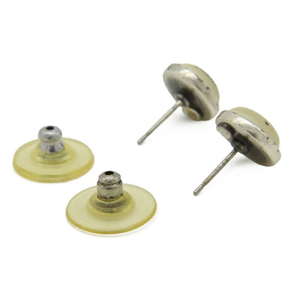 Chanel CC Logo Earrings Round