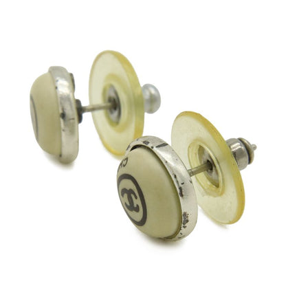 Chanel CC Logo Earrings Round