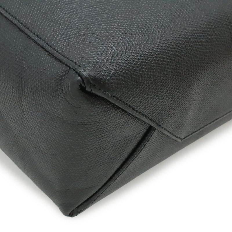 Celine Vertical Cabas Small Tote 2-Way Shoulder Bag Crossbody Leather Black
