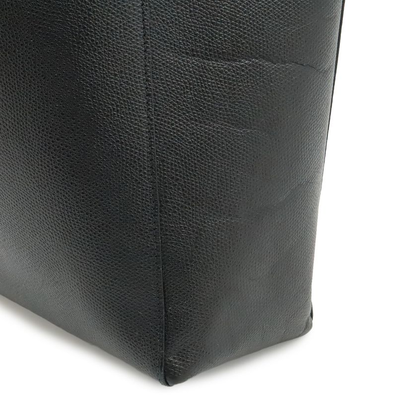 Celine Vertical Cabas Small Tote 2-Way Shoulder Bag Crossbody Leather Black