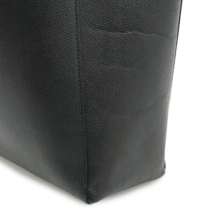 Celine Vertical Cabas Small Tote 2-Way Shoulder Bag Crossbody Leather Black