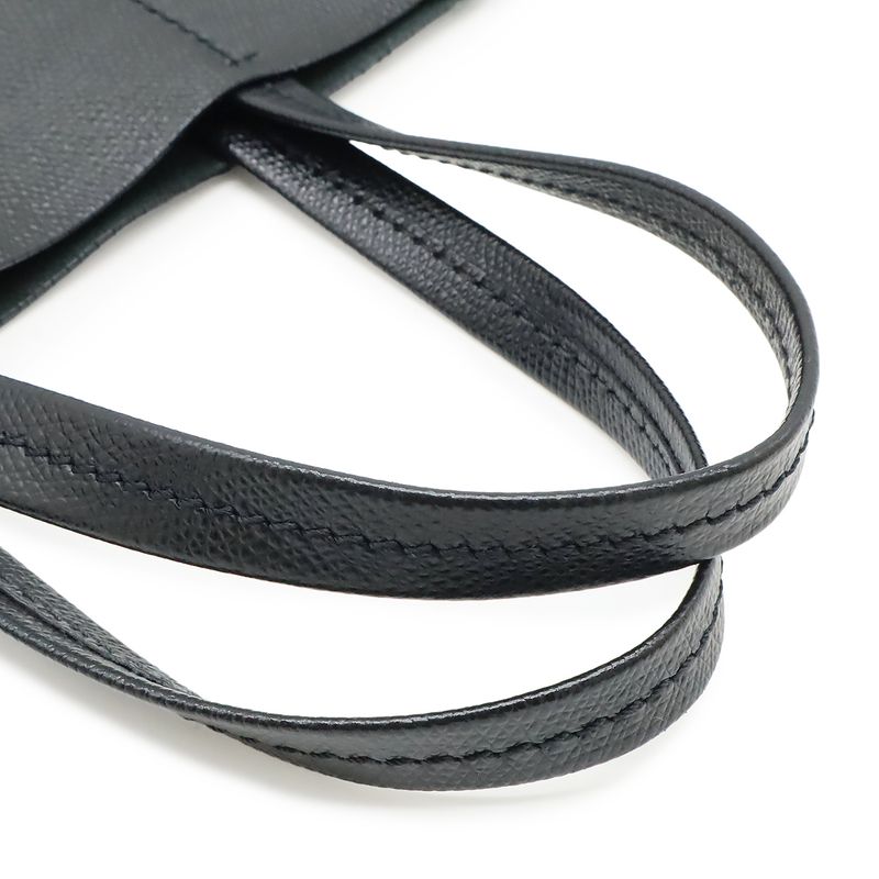 Celine Vertical Cabas Small Tote 2-Way Shoulder Bag Crossbody Leather Black