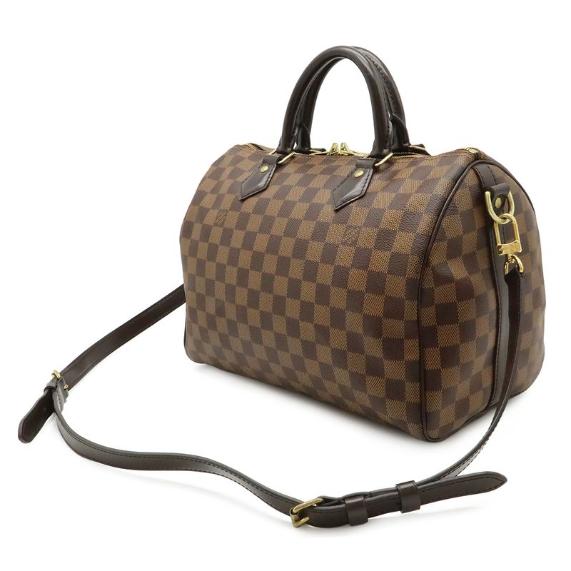 Louis Vuitton Damier Speedy Bandouliere 30 Boston Bag 2-Way