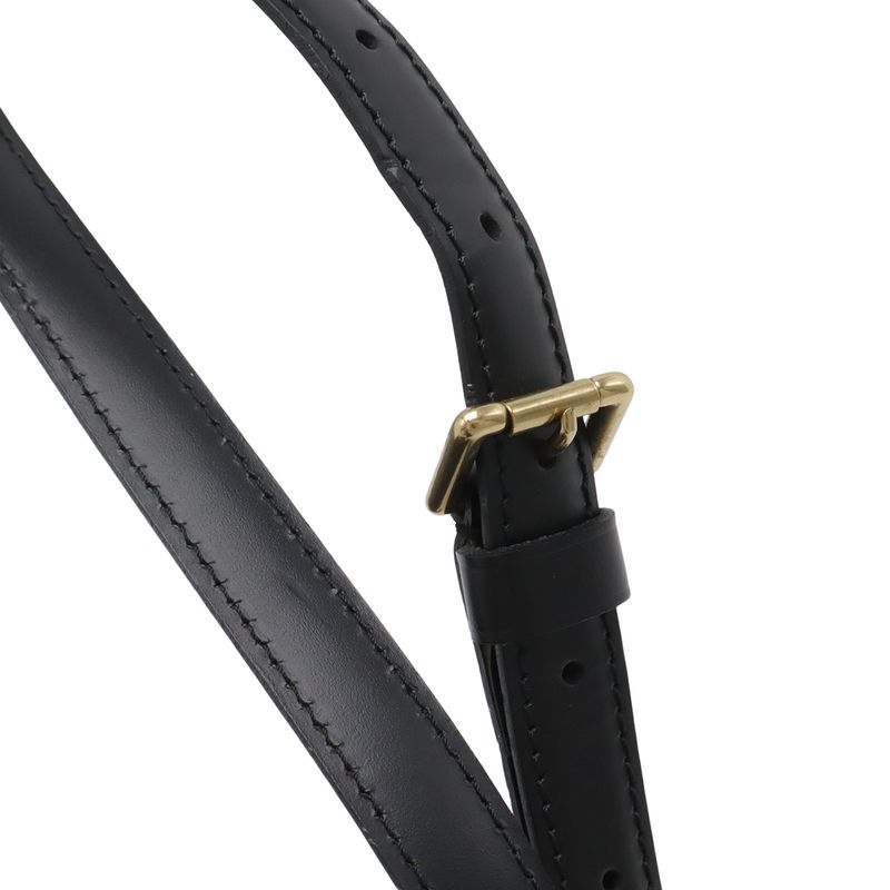 Louis Vuitton Epi Capuchin Shoulder Bag Crossbody Noir Black Gold