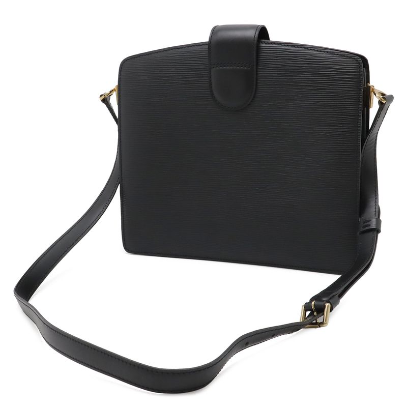 Louis Vuitton Epi Capuchin Shoulder Bag Crossbody Noir Black Gold