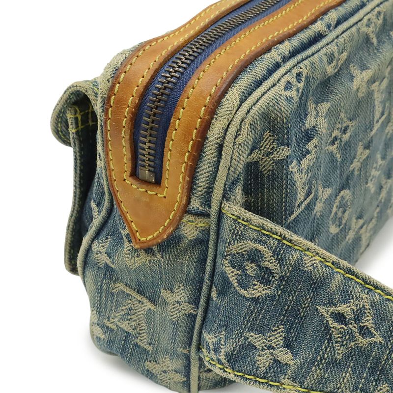 Louis Vuitton Monogram Denim Bum Bag Blue