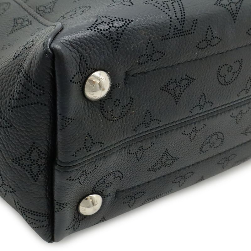 Louis Vuitton Monogram Mahina Hina PM 2-Way Shoulder Bag Leather Noir Black