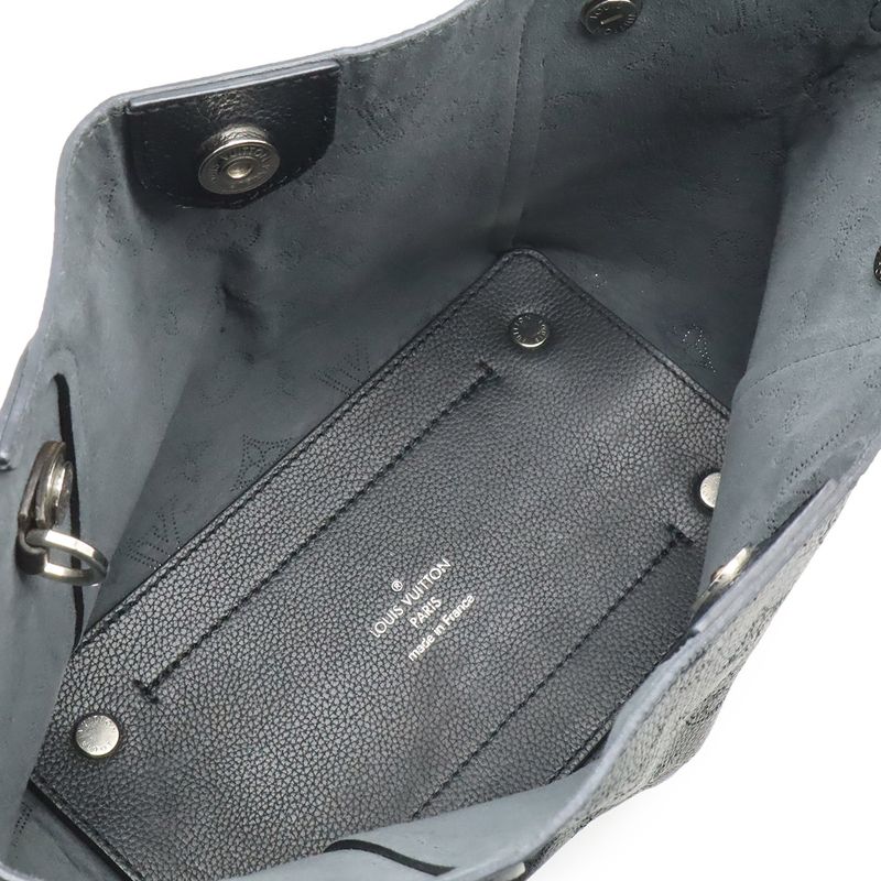 Louis Vuitton Monogram Mahina Hina PM 2-Way Shoulder Bag Leather Noir Black