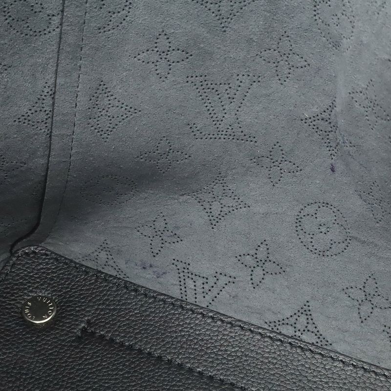 Louis Vuitton Monogram Mahina Hina PM 2-Way Shoulder Bag Leather Noir Black