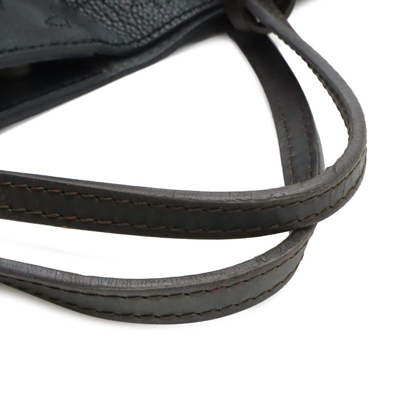 Louis Vuitton Monogram Mahina Hina PM 2-Way Shoulder Bag Leather Noir Black