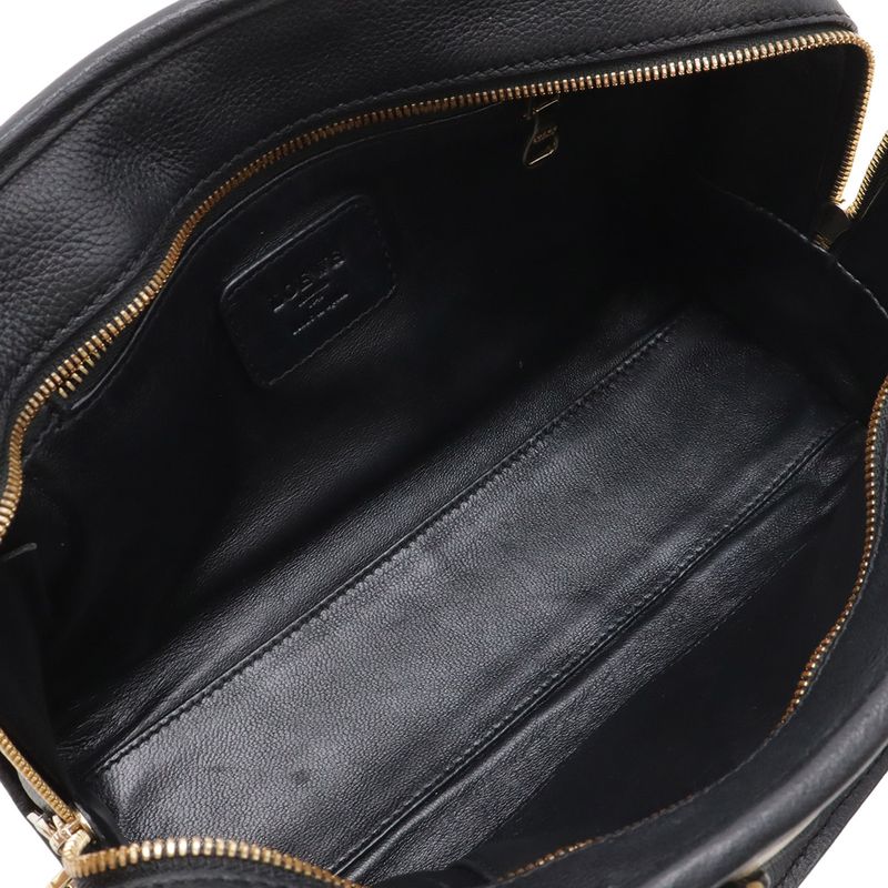 Loewe Amazona 23 Anagram Mini Boston Bag 2-Way Crossbody Leather Grey Black Gold