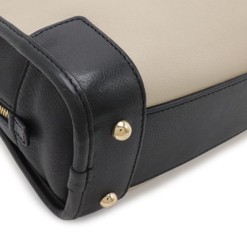Loewe Amazona 23 Anagram Mini Boston Bag 2-Way Crossbody Leather Grey Black Gold